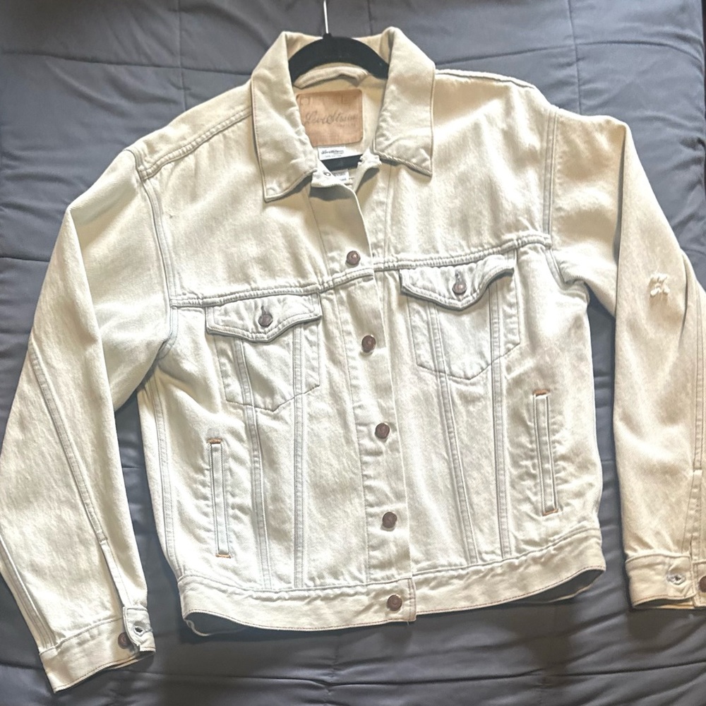 Levi’s Strauss signature ivory denim jacket